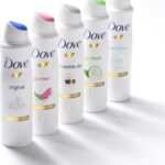 Dry antiperspirant dove spray