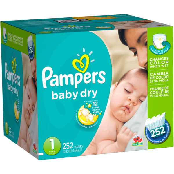 Baby Diapers Size 3, 168 Count - Image 3